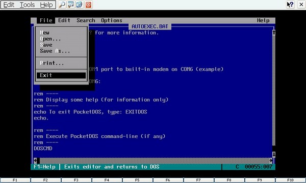 [教學]PocketDOS安裝MS-DOS教學（圖多，請耐心等候...^_^）