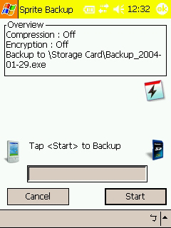 [軟體分享與教學] PDA備分軟體.........使用Sprite Backup