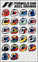 [分享T6X0/Z600]  喜歡F1賽車迷看過來ㄚ！2001年~2004年的車手頭盔ㄛ！