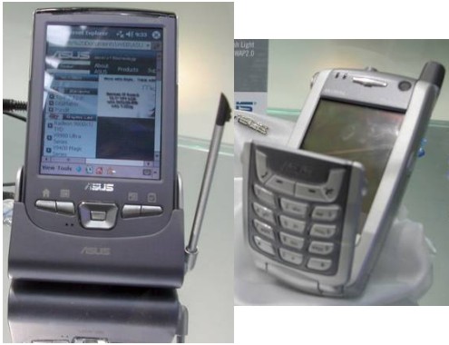 轉貼  Cebit 2004 展出的華碩 A730 和 A8100...............