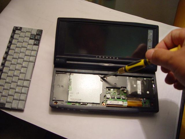 HP Jornada 720 (日文) 换英文ROM和键盘过程