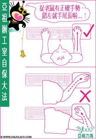 轉貼:常打電腦的身體保健(圖多)