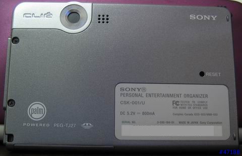 Sony clie TJ27 PDA 入手.....