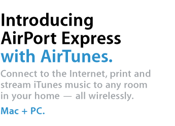 我夢幻中的無線基地台(AirportExpress)終於上市了