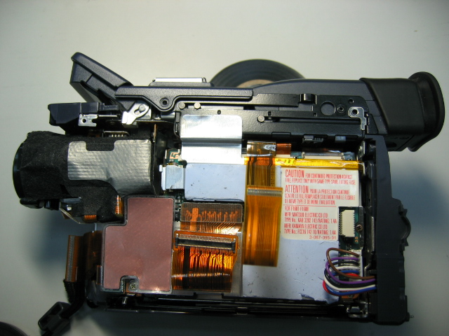 SONY攝影機TRV30拆解（圖多）