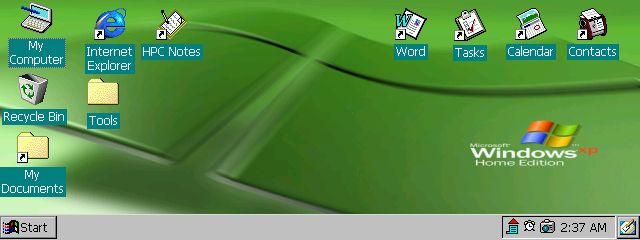 剛剛試驗成功 - 在 Jornada 720 上安裝 Windows XP!!