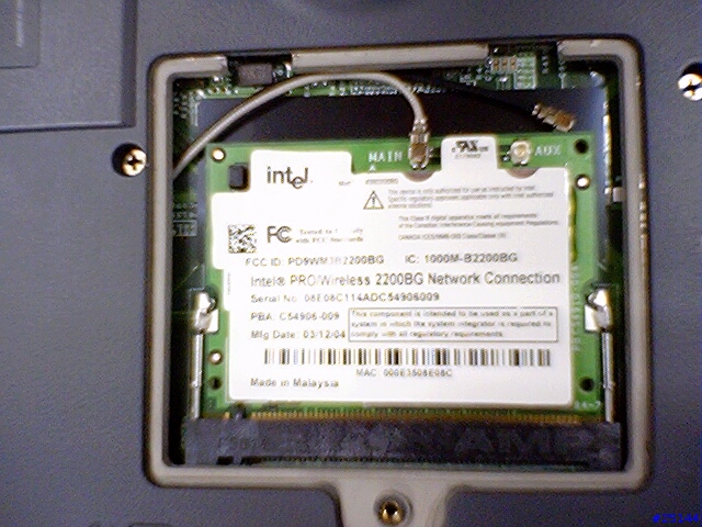 [分享]ACER TM800系列 升級802.11b+g (Intel Pro/Wireless 2200)