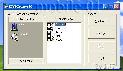 不花一毛錢的  Lotus Notes 跟 PocketPC 同步達成