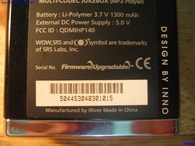 [分享] iRiver iHP-140 圖文介紹