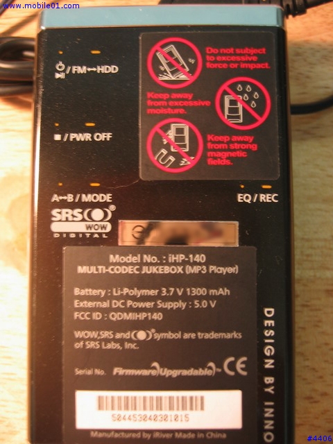 [分享] iRiver iHP-140 圖文介紹