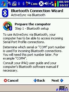 [教學]透過藍芽進行 ActiveSync