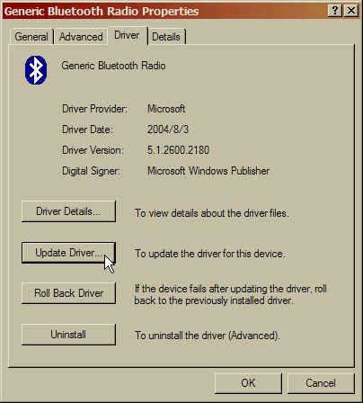 [教學]在Windows XP SP2使用Widcomm BTW