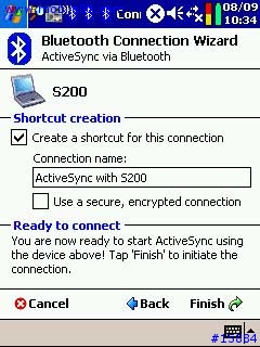 [教學]透過藍芽進行 ActiveSync
