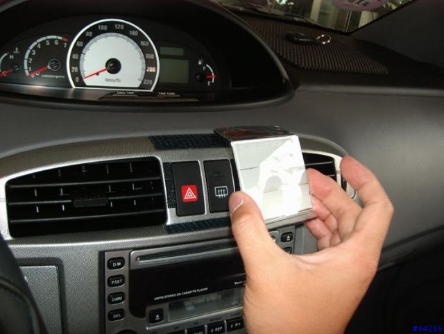 DIY PDA車架吸盤座&車機"AU IN"