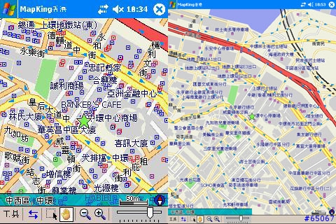 [地圖報告] 480X640 VGA 下的地圖, 真的很美.