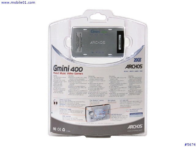 【ARCHOS系列勸敗報導之二】：Gmini 400超迷你影音隨身FUN！（一樣圖很多）