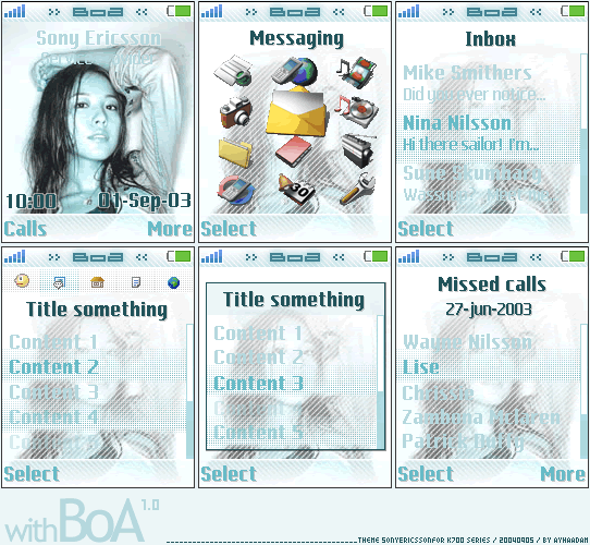 [分享K700i]withBoA - BoA's Theme for K700 series
