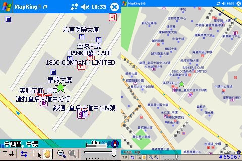 [地圖報告] 480X640 VGA 下的地圖, 真的很美.