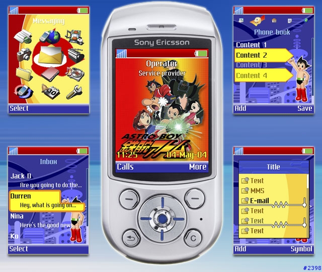 [S700i/K700i/T.Z600] ::原子小金剛 theme