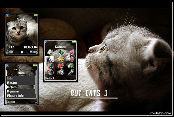 [分享T6X0/Z600] = shiniw made = cute cat 可愛折耳貓~