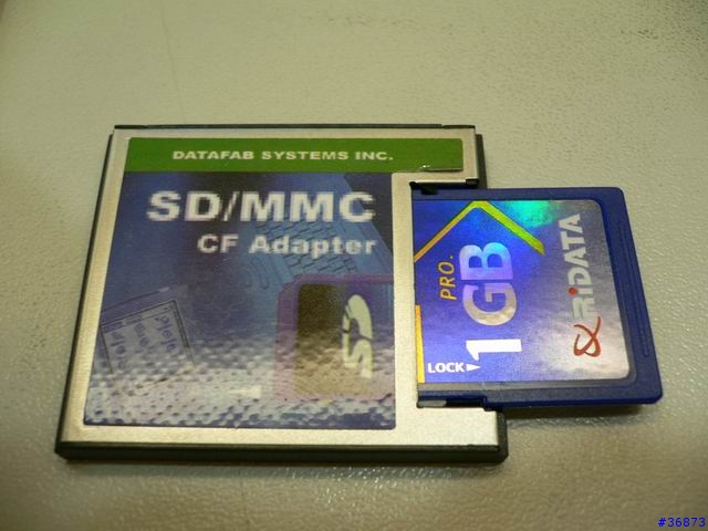 [分享]SD to CF 轉接卡使用報告