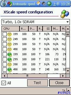 Pocket Hack Master 2004 v3.02 超頻測試(第二集)