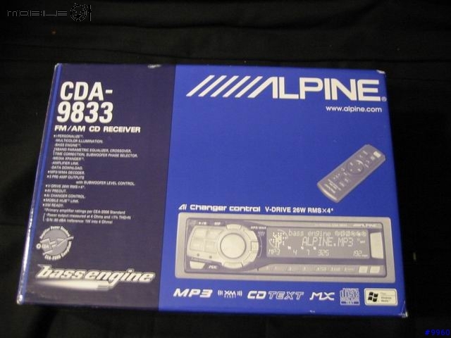 [也算勸敗] 擁有最清脆人聲的Car Audio ALPINE-CDA 9833