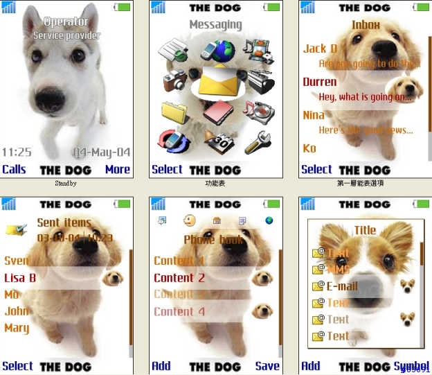 [分享S700i] THE DOG 大頭狗主題~~