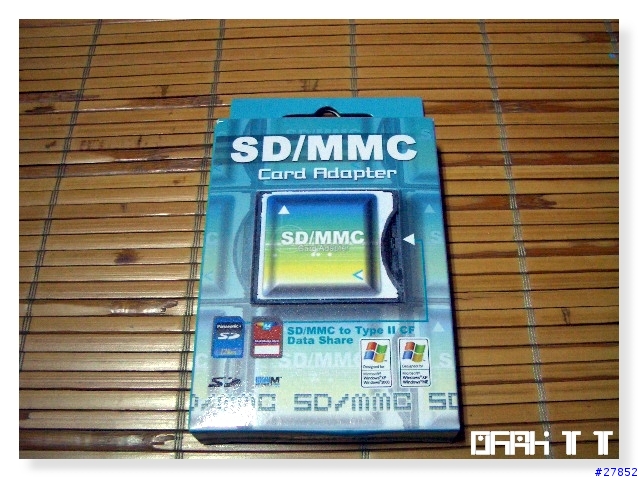 [分享]讓吃CF卡的機器嚐嚐SD卡的滋味&SD in CF速度測試