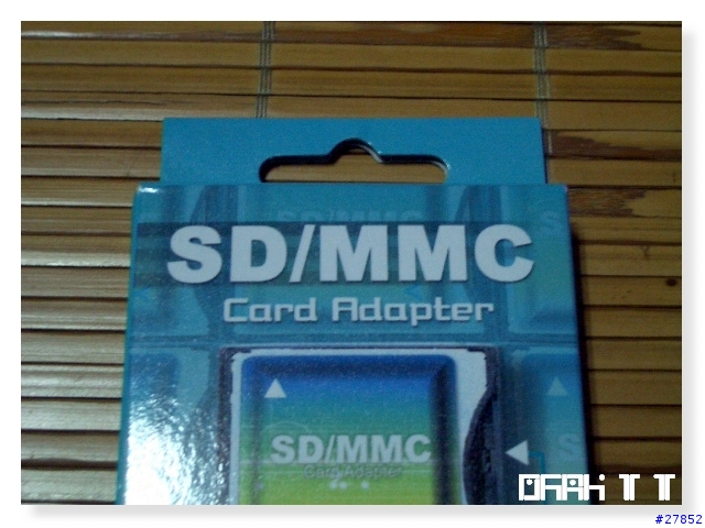[分享]讓吃CF卡的機器嚐嚐SD卡的滋味&SD in CF速度測試