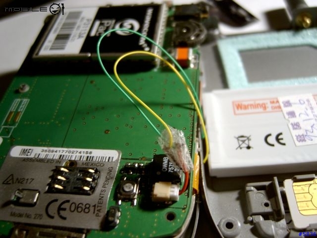 treo270 內部換電池