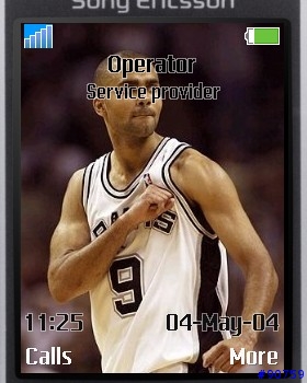 [分享 S700i] NBA~ Tony Parker  主題, 小子初次做的,大家有什麼意見?