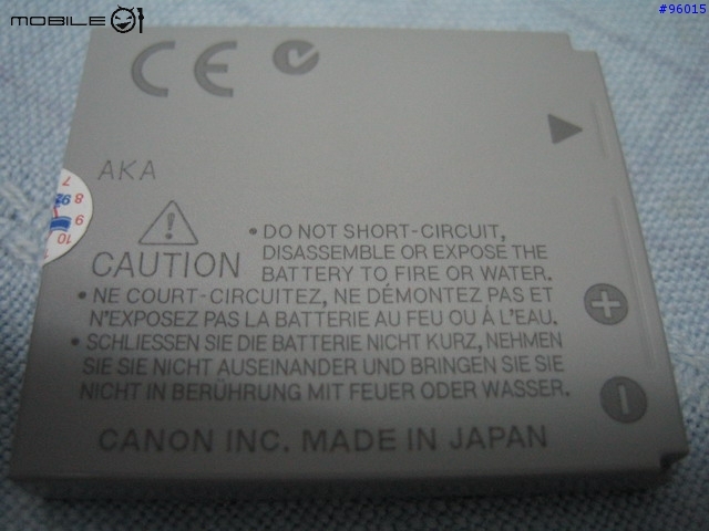 IXUS 40 盒裝公司貨的原廠電池是Made in Where?