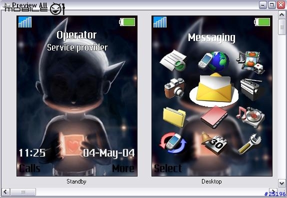 [分享S700i]Astro Boy theme 新增一個theme