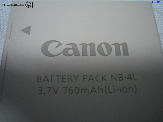 IXUS 40 盒裝公司貨的原廠電池是Made in Where?