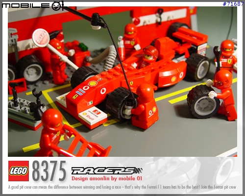 [勸敗+收藏] 樂高LEGO Ferrari F1 pit set (8375)