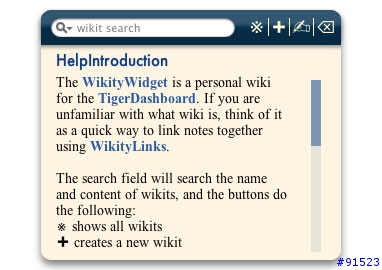 Apple Dashboard 下載區正式成立了..