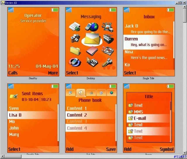[轉貼S700i] Original W800 theme for S700