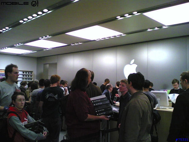 [速報]倫敦Apple Store "Tiger"首賣會現場直擊!!!