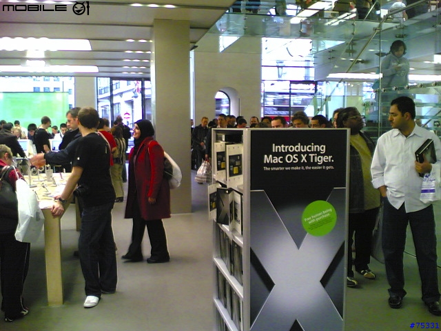 [速報]倫敦Apple Store "Tiger"首賣會現場直擊!!!