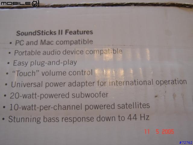 [分享]Harman Kardon Sound Sticks II 入手...