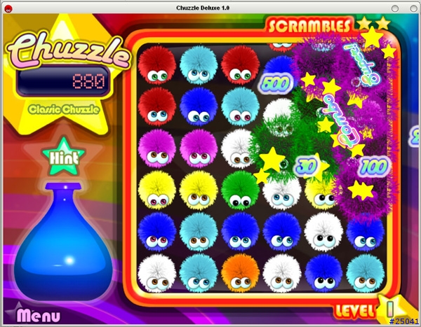[小遊戲] Popcap另一出品 - 比寶石方塊還好玩的Chuzzle