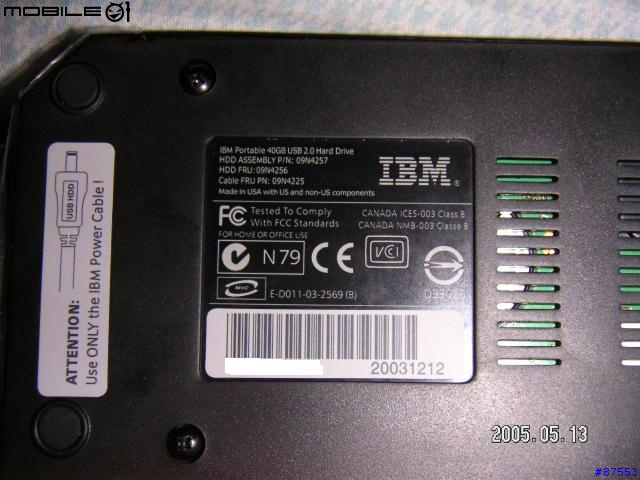 (分享)IBM原廠外接硬碟盒+原廠硬碟DK23EA-40(分享)