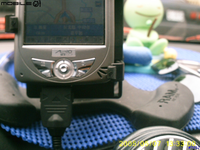 RAM MOUNT 萬用版與168RS搭配情形