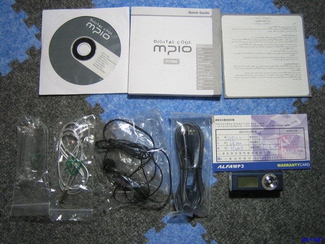 [報告]MPIO FY500 512MB入手報告