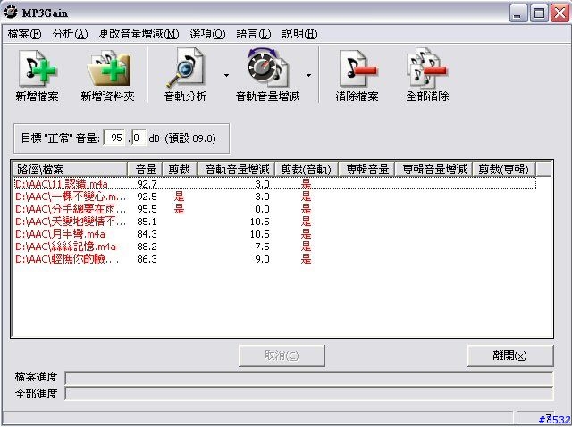 [分享] K750i 聽 MP3 不夠大聲嗎？讓MP3Gain調高音