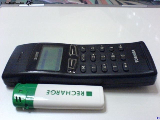 [懷舊]96年的東芝GSM-900手機(TCP-6000)