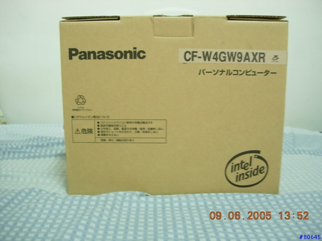 [分享] 大開心 ~ PANASONIC 筆記型電腦-CF-W4GW9AXR 入手