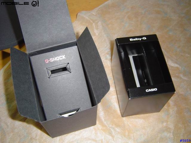 [一點小小的抱怨] G-Shock跟Baby-G外盒之比較