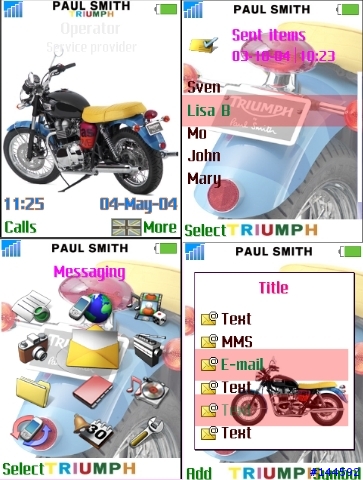 [分享s700i] paul smith主題~第一次嚐試